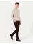 Erkek Koyu Kahverengi Slim Fit Kadife Kanvas Pantolon 50259715-VR084 1