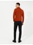 Erkek Siyah Slim Fit Keten Karışımlı Kanvas Pantolon 50259760-VR046 4