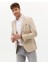 Erkek Bej Ekstra Slim Fit Spor Ceket 50264886-VR011 1