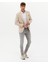 Erkek Bej Ekstra Slim Fit Spor Ceket 50264886-VR011 4