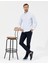 Erkek Lacivert Slim Fit Kanvas Pantolon 50265904-VR033 3