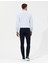 Erkek Lacivert Slim Fit Kanvas Pantolon 50265904-VR033 4