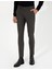 Erkek Haki Slim Fit Keten Karışımlı Chino Pantolon 50259718-VR027 2