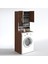 Kenzlife çamaşır makinesi dolabı hayzum cvz 180*066*55 banyo kiler çift kapaklı arkalıklı 2