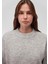 Yün Karışımlı Bisiklet Yaka Crop Gri Kazak 1710496-83096 5