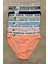 Tutku 6'lı Kadın Hera Bikini Slip Pamuklu Külot Çizgili Düz Lastik Bel Karışık Standart Sml 2