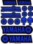 Yamaha Motosiklet Çoklu Sticker Seti 02 1