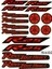 Yamaha R25 Motosiklet Çoklu Sticker Seti 02 1