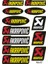 Akrapovıc Tasarımlı Ekipman Kask Motorsiklet Sticker Seti 01 1