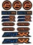 Cfmoto 250SR Motosiklet Çoklu Sticker Seti 04 1