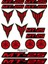Yamaha Mt-25 Motosiklet Çoklu Sticker Seti 02 1