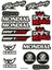 Mondial Drift Motosiklet Çoklu Sticker Seti 01 1