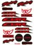 Cbr Motosiklet Çoklu Sticker Seti 02 1
