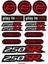 Cfmoto 250SR Motosiklet Çoklu Sticker Seti 03 1