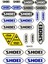 Shoeı Tasarımlı Ekipman Kask Motorsiklet Sticker Seti 01 1