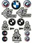 Sponsor Dakar Bmw Tasarımlı Ekipman Kask Motorsiklet Sticker Seti 01 1