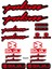 Pulsar Bajaj Motosiklet Çoklu Sticker Seti 02 1