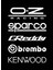 Araç Arka Cam Oz Racing Sticker Set Oto Sticker Araba Sticker 1