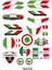 Sponsor Italy Ekipman Kask Motorsiklet Sticker Seti 001 1