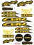 Cbr Motosiklet Çoklu Sticker Seti 04 1