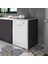Kenzlife bulaşık&çamaşır&kurutma makinesi dolabı berfu gri 90*70*60 banyo ofis 1