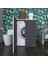 Kenzlife çamaşır makinesi dolabı kapaklı tatyana gri 90*70*60 banyo ofis kapaklı arkalıksız 1