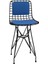 Knsz ufak boy tel bar sandalyesi 1 li uslu syhmvi sırt minderli 55 cm oturma yüksekliği mutfak bahçe cafe ofis 3