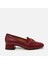 01AYH293440A780 Deri Bordo Kadın Loafer 1