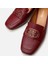 01AYH293440A780 Deri Bordo Kadın Loafer 3