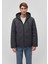 Kapüşonlu Antrasit Şişme Mont 0110352-86803 3