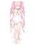 Anime Miku Hatsune Sakura Desenli Tasarım Çift Yön Baskılı Sarılma Yastığı Kılıfı 1