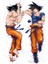 Anime- Dragon Ball - Son Goku Desenli Sarılma Yastığı ( Hugging Pillow) Kılıfı 1