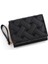 Kadın Kısa Nakış Pu Katlanır Çok Kartlıklı Cüzdan (Yurt Dışından) 1