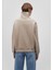 Yarı Fermuarlı Kahverengi Basic SWEATSHIRT1S10143-80656 4