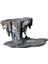Reçine Kaya Bonsai I Çiçek Isı Balkon Dekorasyonu 9.2x5.2x5.4 Inç Gri (Yurt Dışından) 1