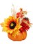 Yapay Balkabağı Çiçeği Fotoğrafçılık Aksesuarları Şükran Günü Veranda Şömine Turuncu 22CMX20CM (Yurt Dışından) 4