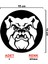 Bulldog Sticker - Köpek Sticker - Oto Sticker - Araba Sticker - Araç Sticker 2