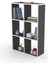 Kenzlife kitaplık güher 090*060*20 gri duvar rafı 1