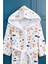 Forest Fox Dijital Baskılı Çocuk Bornozu 9-10 Yaş 2