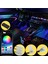 Araç Içi Torpido Atmosfer Ambiyans Rgb Neon Kayar LED Şerit 465 Modlu Set Bluetooth app kontrollü 1