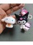 4 Adet Shukushi Sanrio Kwaii Ailesi Kuromi Anaktarlık Seti Figür Oyuncak Sukuşi Set 4