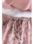 Dantel Işlemeli Çiçek Desenli Şort Pijama Takımı 4