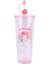 Sanrio Lisanslı Çift Cidarlı Pipetli Plastik Şişe (800ML) - My Melody 1