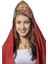 Bordo Bindallı Başlığı Şifon Tüllü Fes Başlık 1
