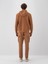 Erkek Camel Pamuk Dokulu Regular Fit Sweatmont 5