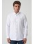 Aveiro G2513 Slim Fit Desenli Gömlek Beyaz 1