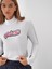 Kadın Beyaz Modal Dokulu Slim Fit Uzun Kollu Tişört 1