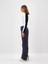 Kadın Beyaz Modal Dokulu Slim Fit Uzun Kollu Tişört 4
