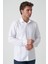Braga G2517 Slim Fit Desenli Beyaz Gömlek 3