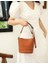 Love Home Hakiki Deri 2023 Yeni Cep Telefonu Çantası Kadınlar Için Ilk Katman Inek Derisi Kadın Omuz Crossbody Çanta Büyük Kapasiteli Kova Cep Telefonu Çantası (Yurt Dışından) 3